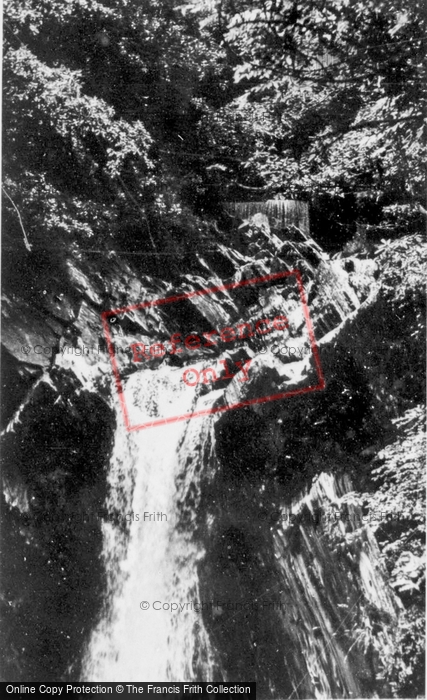Photo of Devil's Bridge, The Falls c.1955