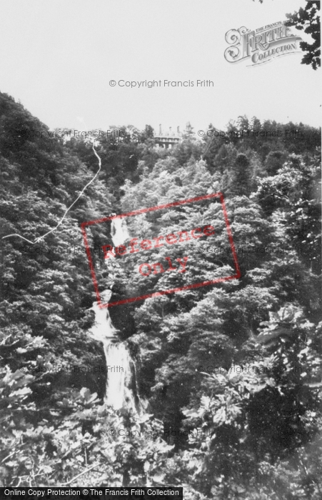 Photo of Devil's Bridge, The Falls c.1960