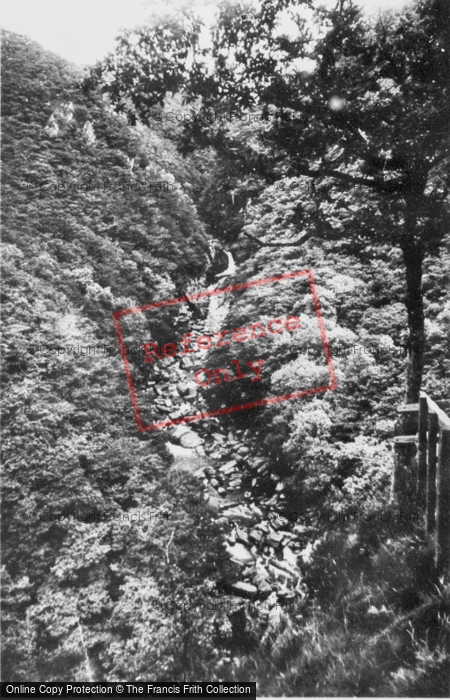 Photo of Devil's Bridge, The Falls c.1960