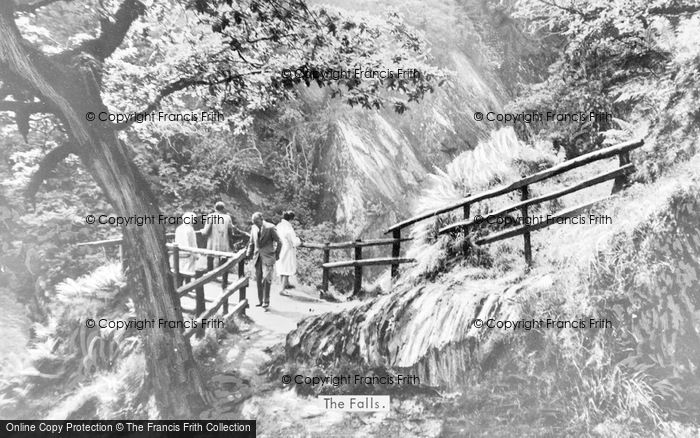 Photo of Devil's Bridge, The Falls c.1960