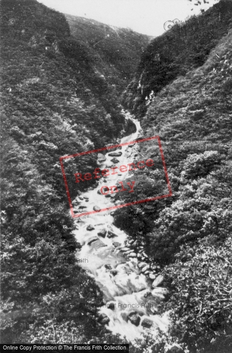 Photo of Devil's Bridge, The River From The Viewing Point c.1939