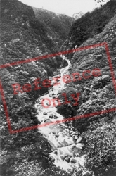 The River From The Viewing Point c.1939, Devil's Bridge