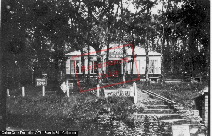 Photo of Devil's Bridge, The Woodlands Cafe c.1939