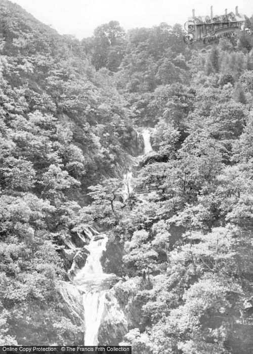 Photo of Devil's Bridge, Upper Falls And Hotel c.1890