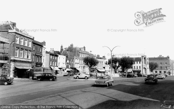 Photo of Devizes, Market Place c.1965