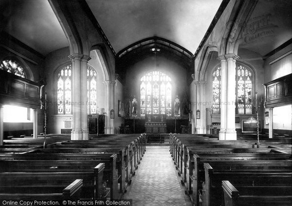 Photo of Devizes, St James's Church, Interior 1898