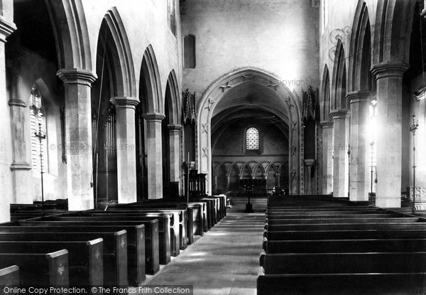 Photo of Devizes, St Mary's Church, Interior 1898