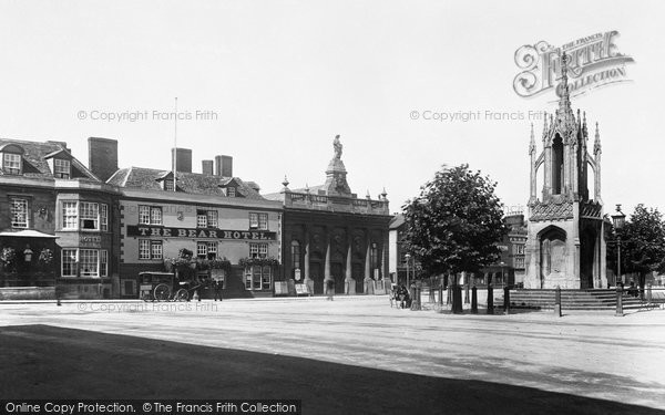 Photo of Devizes, The Bear Hotel 1898