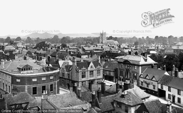 Photo of Devizes, The View From St John's Church 1898