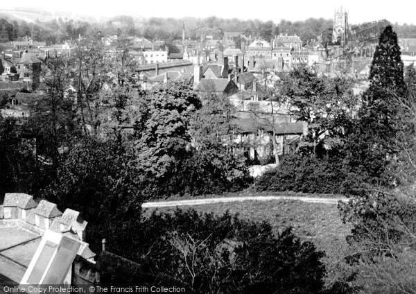 Photo of Devizes, The View From The Castle c.1955