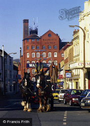 Wadworth's Brewery And Dray c.1995, Devizes