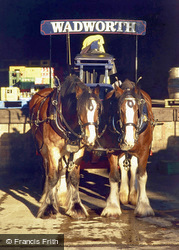 Wadworth's Brewery Dray c.1995, Devizes