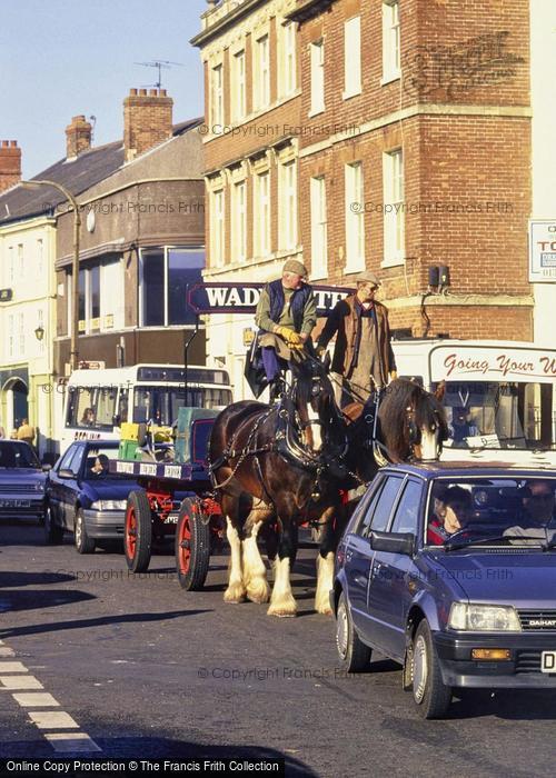 Photo of Devizes, Wadworth's Brewery Dray c.1995