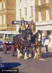 Wadworth's Brewery Dray c.1995, Devizes