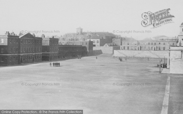 Photo of Devonport, Naval Barracks c.1890