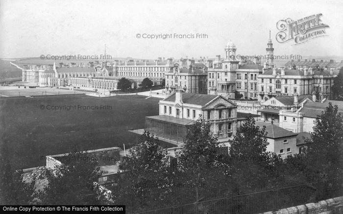 Photo of Devonport, Royal Naval Dockyard Barracks 1907