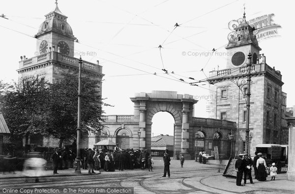 Photo of Devonport, Royal Naval Dockyard Gate 1907