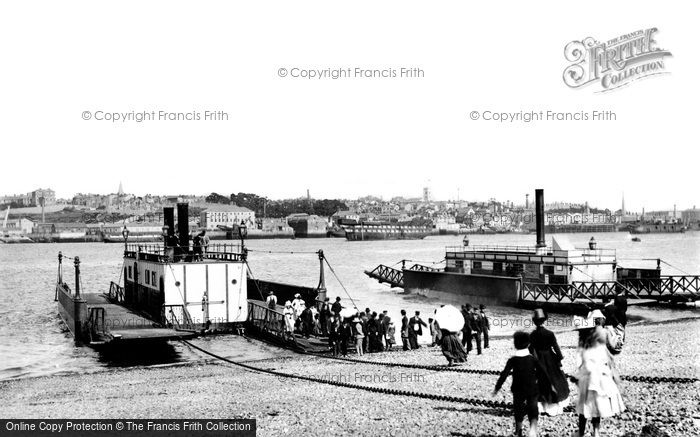 Photo of Devonport, Torpoint Ferry Bridge 1890