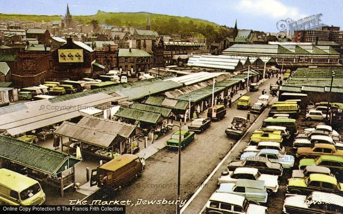 Photo of Dewsbury, The Market c.1965