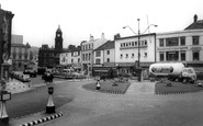 Dewsbury, Town Centre Roundabout c1965