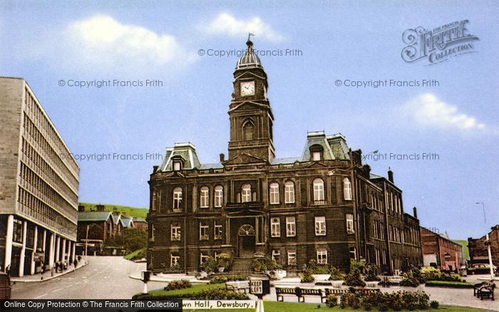 Photo of Dewsbury, Town Hall c.1960
