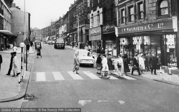 Photo of Dewsbury, Zebra Crossing In Northgate c.1965