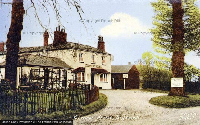 Photo of Digswell, Cowper Arms c.1960