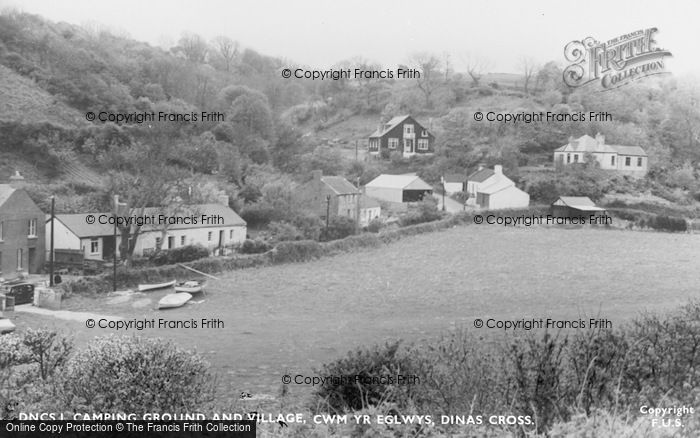 Photo of Dinas Cross, Cwm Yr Eglwys, Camping Ground And Village c.1955