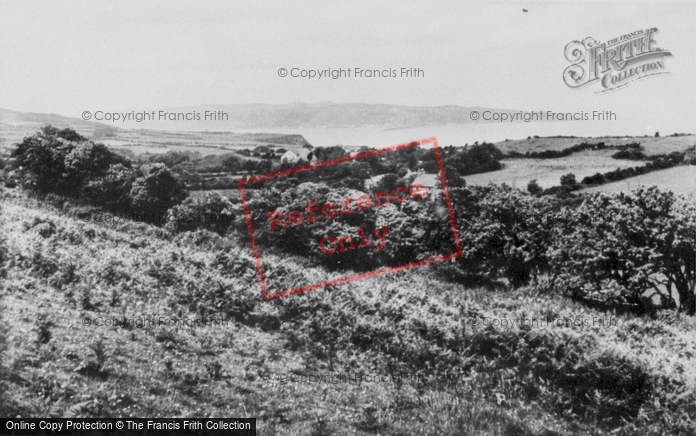 Photo of Dinas Cross, From The Hills c.1960