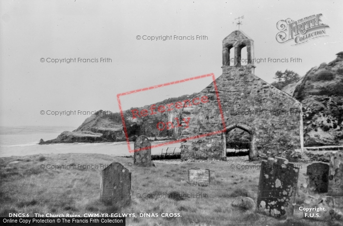 Photo of Dinas Cross, Pwllgwaelod Bay c.1955