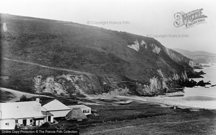 Photo of Dinas Cross, Pwllgwaelod Bay c.1955