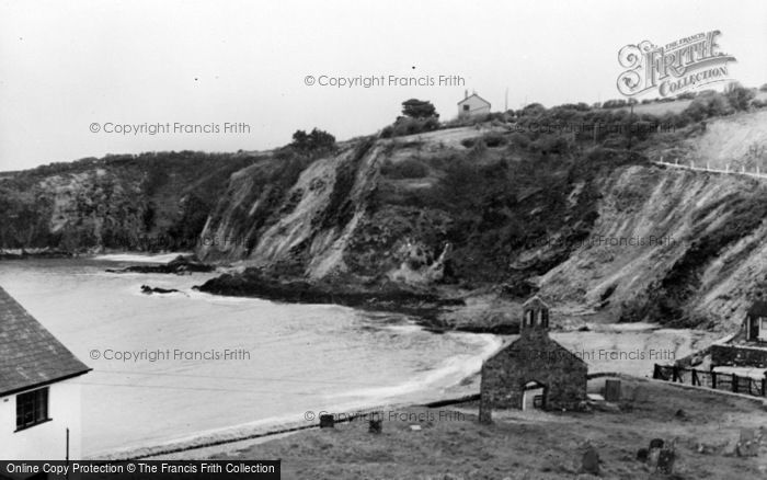 Photo of Dinas Cross, The Cliffs, Cwm Yr Eglwys c.1955