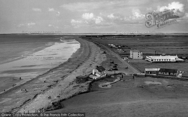 Photo of Dinas Dinlle, Beach c.1958