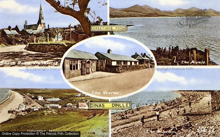 Photo of Dinas Dinlle, Composite c.1955
