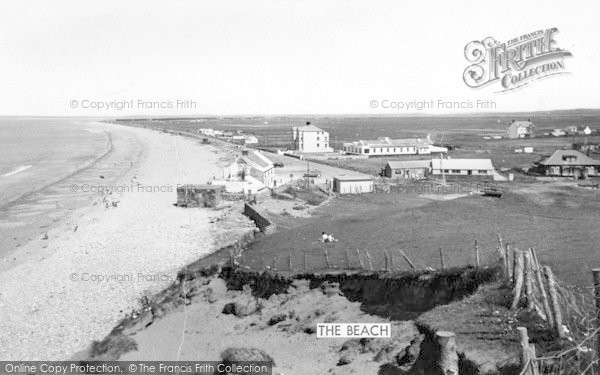 Photo of Dinas Dinlle, The Beach c.1955
