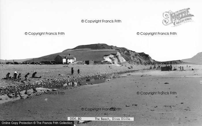 Photo of Dinas Dinlle, The Beach c.1960