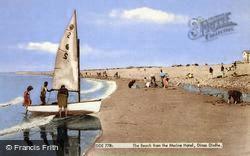 The Beach From The Marine Hotel c.1960, Dinas Dinlle