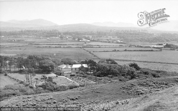 Photo of Dinas Dinlle, The Mountains From Dinas Dinlle c.1955