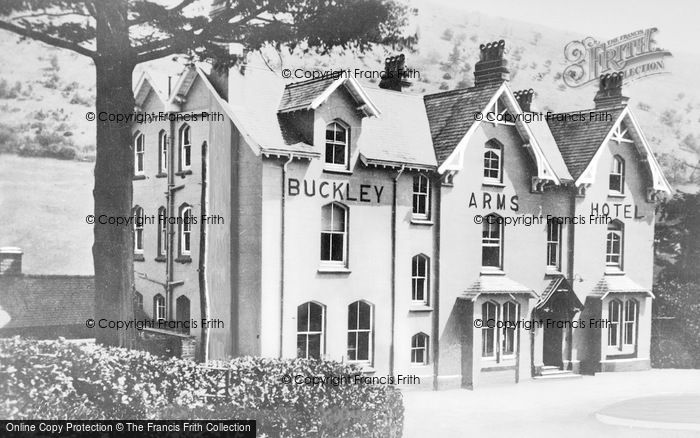 Photo of Dinas Mawddwy, Buckely Arms Hotel c.1950