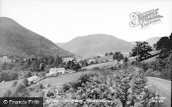Dinas Mawddwy, General View c.1955, Dinas-Mawddwy