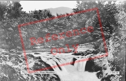 Dinas Mawddwy, Pen-Y-Bont Falls c.1955, Dinas-Mawddwy