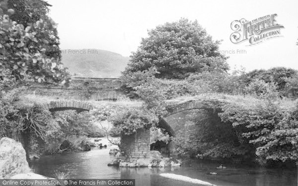 Photo of Dinas Mawddwy, Roman Bridge c.1955