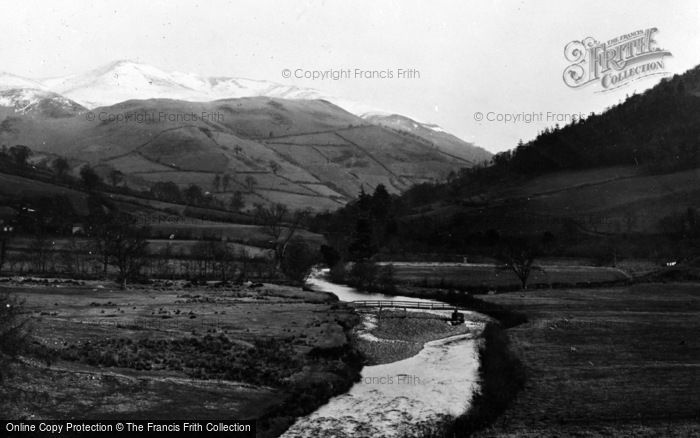 Photo of Dinas Mawddwy, The Valley c.1955