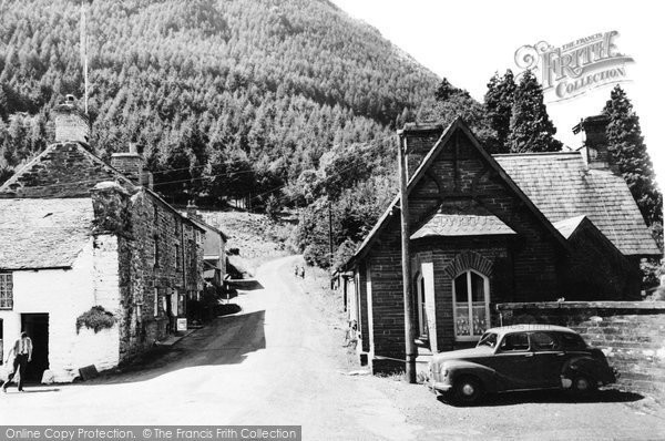 Photo of Dinas Mawddwy, The Village c.1955