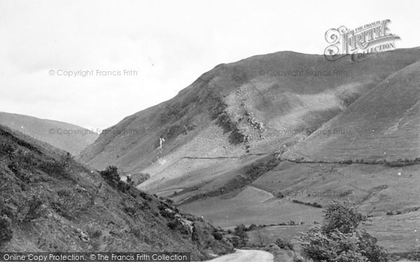 Photo of Dinas Mawddwy, View From Dinas Pass Road c.1955