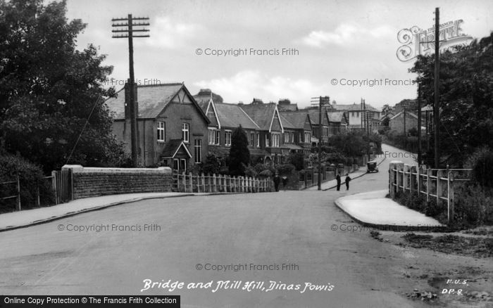 Photo of Dinas Powis, Bridge And Mill Hill c.1950