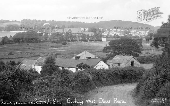 Photo of Dinas Powis, General View Looking West c.1955