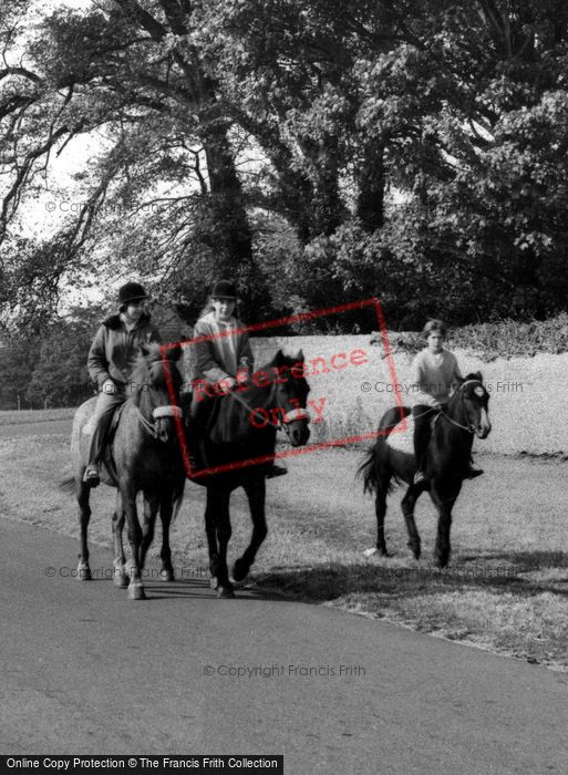 Photo of Dinas Powis, Horse Riding On The Common c.1965