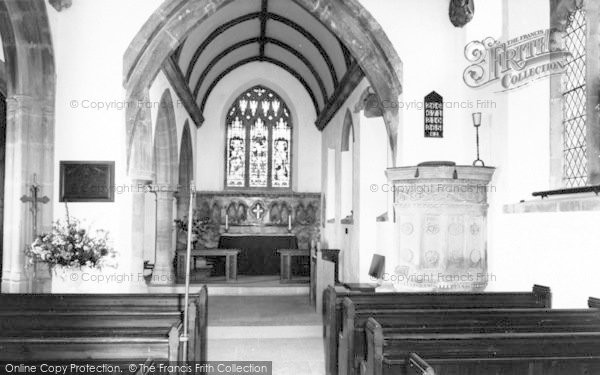 Photo of Dinder, The Parish Church Interior c.1965