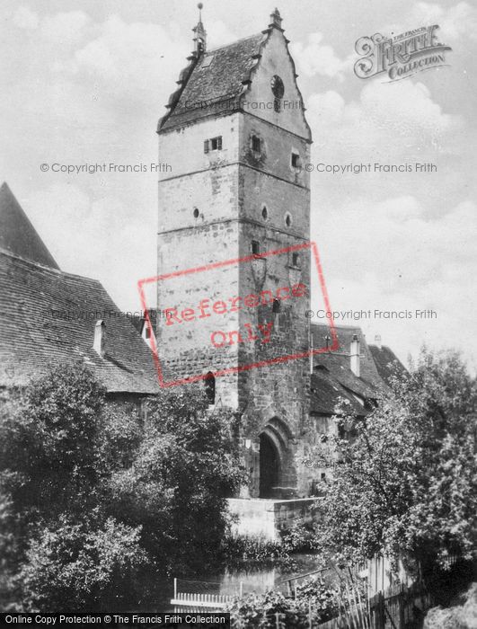 Photo of Dinkelsbuhl, Wörnitz Gate c.1935